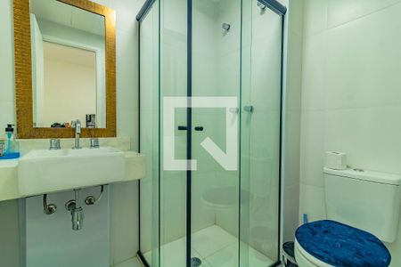 Banheiro Social de kitnet/studio à venda com 1 quarto, 27m² em Vila Clementino, São Paulo