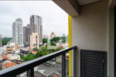 Varanda de kitnet/studio à venda com 1 quarto, 27m² em Vila Clementino, São Paulo