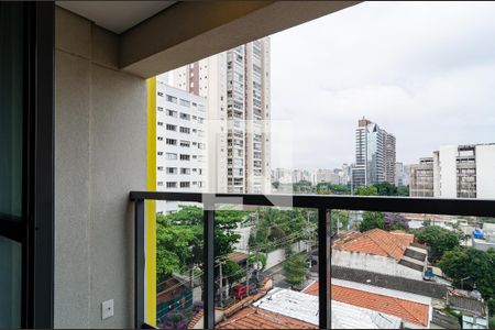 Varanda de kitnet/studio à venda com 1 quarto, 27m² em Vila Clementino, São Paulo