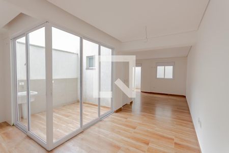 Sala de apartamento à venda com 1 quarto, 55m² em Jardim, Santo André