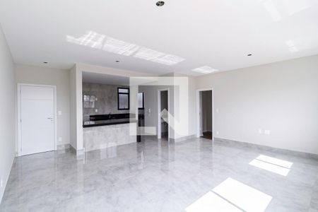 Sala  de apartamento à venda com 3 quartos, 102m² em Castelo, Belo Horizonte