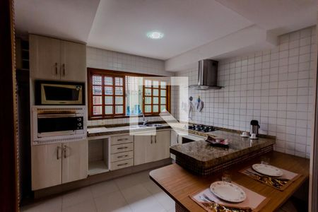 Cozinha de casa à venda com 3 quartos, 273m² em Vila Guiomar, Santo André