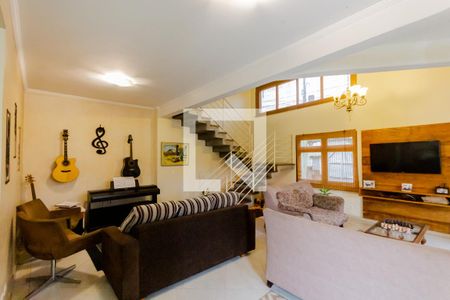 Sala de casa para alugar com 3 quartos, 273m² em Vila Guiomar, Santo André