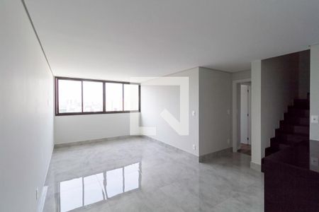 Sala 1 de apartamento à venda com 4 quartos, 205m² em Castelo, Belo Horizonte