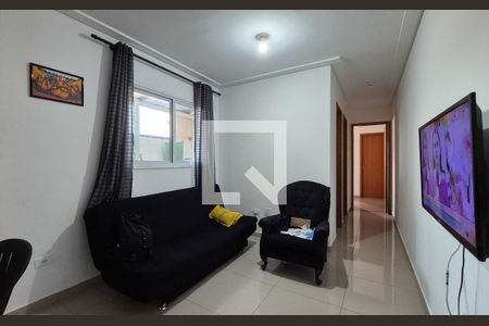 Sala de apartamento à venda com 2 quartos, 89m² em Parque Oratorio, Santo André