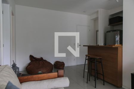 Sala de apartamento para alugar com 1 quarto, 48m² em José Menino, Santos