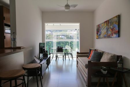 Sala de apartamento para alugar com 1 quarto, 48m² em José Menino, Santos