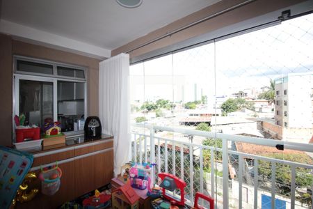 Varanda da Sala de apartamento à venda com 3 quartos, 85m² em Pampulha, Belo Horizonte