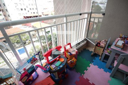 Varanda da Sala de apartamento à venda com 3 quartos, 85m² em Pampulha, Belo Horizonte