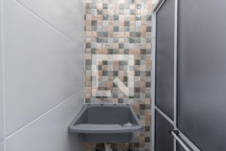 Banheiro/Área de Serviço de kitnet/studio para alugar com 1 quarto, 20m² em Vila Nhocune, São Paulo