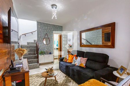 Sala de casa à venda com 2 quartos, 95m² em Jardim Ipanema, Santo André