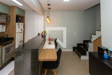 Sala de Jantar de casa de condomínio à venda com 2 quartos, 82m² em Vila Santa Clara, São Paulo