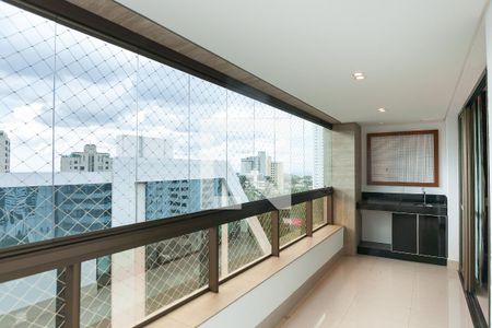 Varanda de apartamento à venda com 4 quartos, 158m² em Vila da Serra, Nova Lima