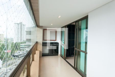 Varanda de apartamento à venda com 4 quartos, 158m² em Vila da Serra, Nova Lima