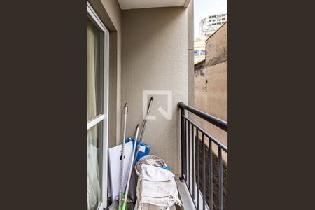 Varanda de kitnet/studio para alugar com 1 quarto, 29m² em República, São Paulo