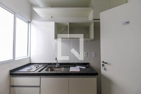 Studio para alugar com 25m², 1 quarto e sem vaga Studio para alugar com 25m², 1 quarto e sem vagaCozinha
