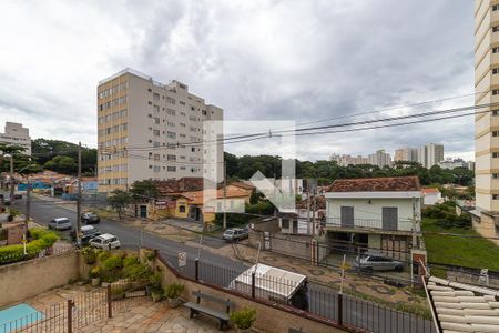 Vista da sacada de apartamento à venda com 3 quartos, 91m² em Bosque, Campinas