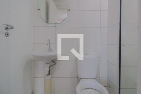 Banheiro de kitnet/studio para alugar com 1 quarto, 34m² em Mooca, São Paulo