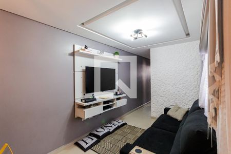 Sala de apartamento à venda com 2 quartos, 100m² em Jardim das Maravilhas, Santo André