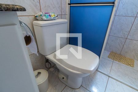 Apartamento para alugar com 66m², 1 quarto e 1 vagaDetalhe do banheiro da suíte