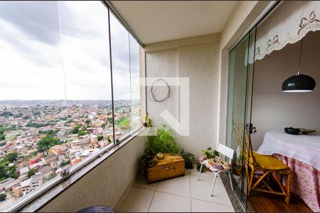 Varanda de apartamento à venda com 3 quartos, 93m² em Buritis, Belo Horizonte
