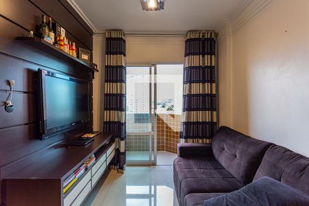 Sala de apartamento à venda com 3 quartos, 71m² em Vila Pires, Santo André