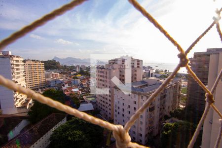 Vista da Sala de apartamento à venda com 2 quartos, 77m² em São Domingos, Niterói