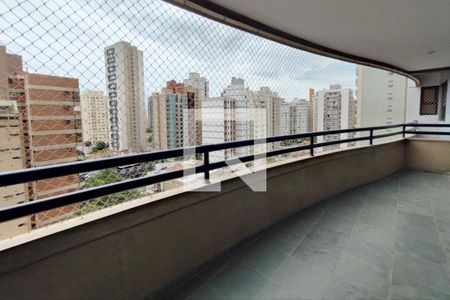 Varanda da Sala de apartamento para alugar com 5 quartos, 210m² em Cambuí, Campinas
