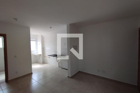 Sala de apartamento para alugar com 2 quartos, 43m² em Conjunto Residencial Jose Said Sobrinho, Ribeirão Preto