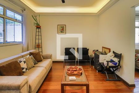 Sala de Estar de apartamento à venda com 4 quartos, 167m² em Cidade Nova, Belo Horizonte