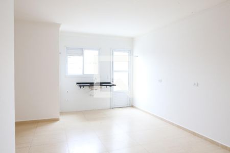 Sala e Cozinha de apartamento à venda com 2 quartos, 51m² em Vila Valparaiso, Santo André