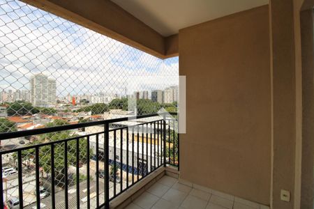 Varanda da Sala de apartamento à venda com 2 quartos, 58m² em Barra Funda, São Paulo