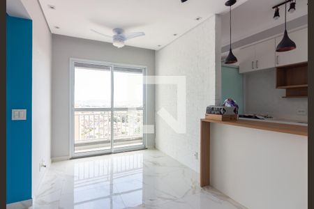 Sala  de apartamento à venda com 2 quartos, 49m² em Jaguaribe, Osasco