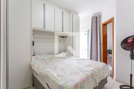 Suite de apartamento à venda com 2 quartos, 71m² em Vila Homero Thon, Santo André