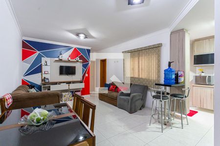 Sala de apartamento para alugar com 2 quartos, 71m² em Vila Homero Thon, Santo André