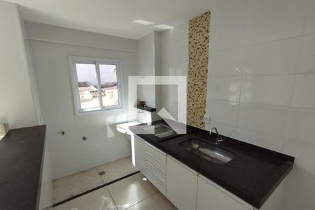 Cozinha de apartamento para alugar com 1 quarto, 37m² em Jardim Antártica, Ribeirão Preto