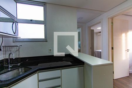 Cozinha de apartamento à venda com 2 quartos, 42m² em Olaria, Canoas