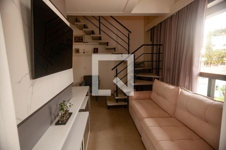 Sala de apartamento para alugar com 2 quartos, 77m² em Agronômica, Florianópolis