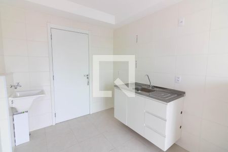 Cozinha de apartamento para alugar com 1 quarto, 31m² em Vila das Belezas, São Paulo