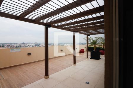 Terraço, área comum de apartamento para alugar com 1 quarto, 31m² em Vila das Belezas, São Paulo
