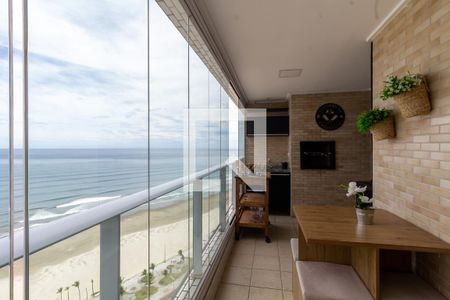 Varanda de apartamento para alugar com 3 quartos, 95m² em Guilhermina, Praia Grande