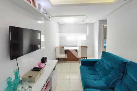 Sala de Estar e Jantar de apartamento para alugar com 2 quartos, 46m² em Loteamento Parque São Martinho, Campinas