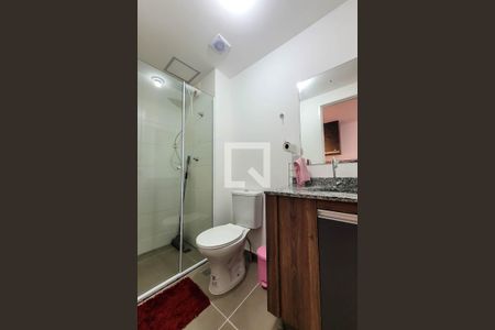 Banheiro de kitnet/studio para alugar com 1 quarto, 28m² em Vila Mariana, São Paulo