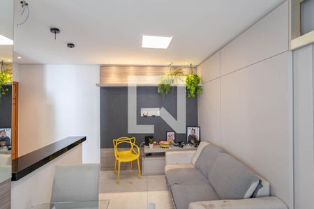 Sala  de apartamento à venda com 2 quartos, 54m² em Santa Branca, Belo Horizonte