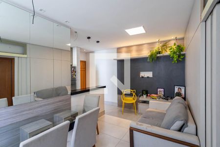 Sala  de apartamento à venda com 2 quartos, 54m² em Santa Branca, Belo Horizonte