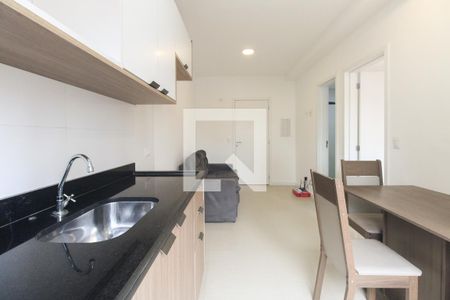 Sala/Cozinha de apartamento para alugar com 1 quarto, 30m² em Vila Zilda, São Paulo