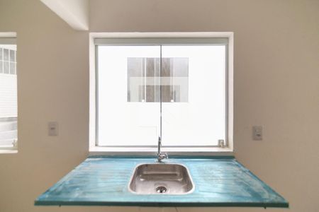 Studio para alugar com 43m², 1 quarto e sem vaga Studio para alugar com 43m², 1 quarto e sem vagaCozinha - Torneira