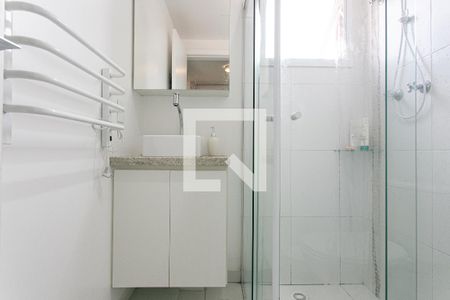 Studio para alugar com 36m², 1 quarto e 1 vaga Studio para alugar com 36m², 1 quarto e 1 vagaBanheiro