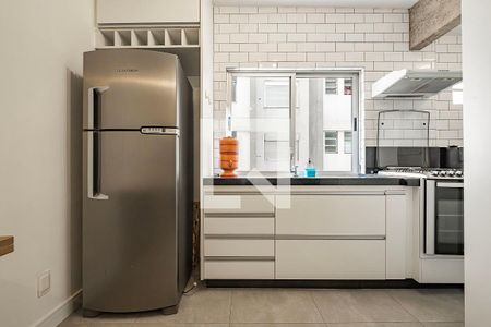 Sala/Cozinha de apartamento para alugar com 1 quarto, 51m² em Pinheiros, São Paulo