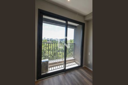 Varanda  de kitnet/studio para alugar com 1 quarto, 24m² em Brooklin Paulista, São Paulo